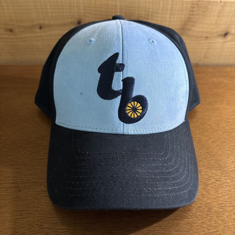 Tampa Bay Rays Baseball Ball Hat Blue Fitted Cap Hook/Eye Closure One Size NEW